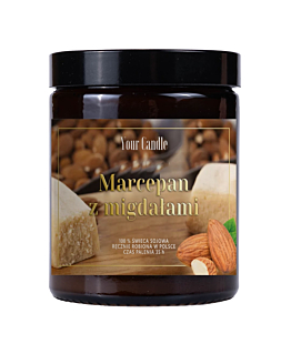 Your Candle Świeca zapachowa sojowa Marcepan z Migdałami, 180 ml