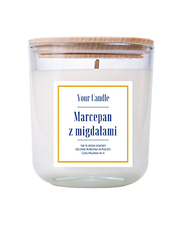 Your Candle Świeca zapachowa sojowa Marcepan z Migdałami, 210 ml