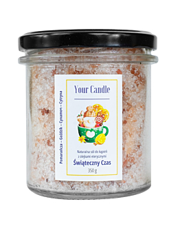 Your Candle Naturalna Sól do kąpieli z Olejkami Eterycznymi Świąteczny Czas