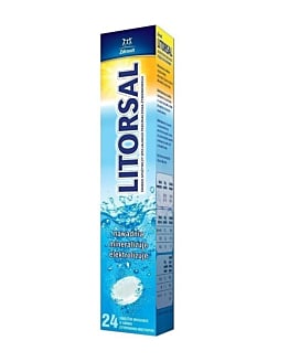 Zdrovit Litorsal Smak cytrynowo-miętowy Tabletki musujące, 24 szt.