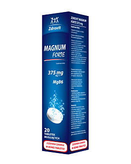 Zdrovit Magnum Forte 375 mg, Tabletki musujące 