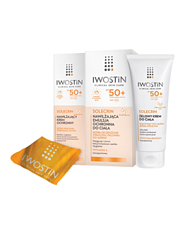 Iwostin Solecrin Zestaw 3 dermokosmetyków z SPF 50 + ręcznik
