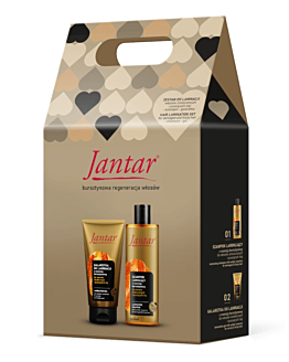 Jantar Zestaw do laminacji włos&oacute;w, szampon + galaretka