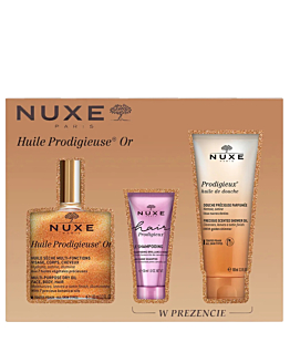 Nuxe Zestaw: HP Or Olejek 100ml + HP Szampon 30ml + HP Olejek pod prysznic 100ml