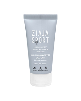 Ziaja Sport Crema protettiva UVA+UVB, SPF 50