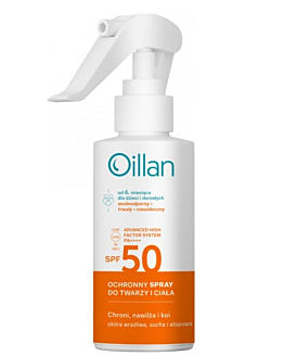 Oillan Sun Spray Protettivo SPF50 125 ml