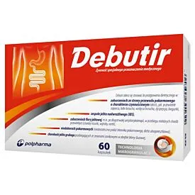 Debutir 150 mg - 60 kapsułek - wsparcie dla układu pokarmowego