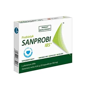 Sanprobi IBS - Probiotyk Wspomagający Jelita, 20 Kapsułek
