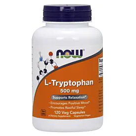 Now Foods L-Tryptophan 500 mg, Kapsułki