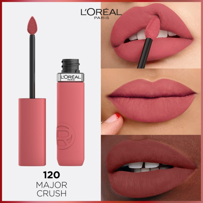 L’Oréal Paris Matte Resistance Pomadka do ust w płynie 120 Major Crush