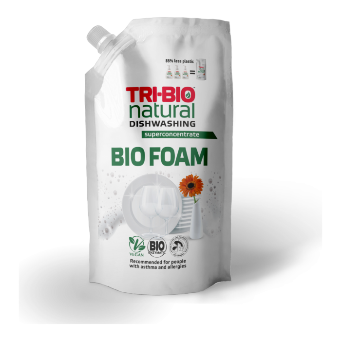 Tri Bio Pianka do mycia naczyń Refill, 900 ml