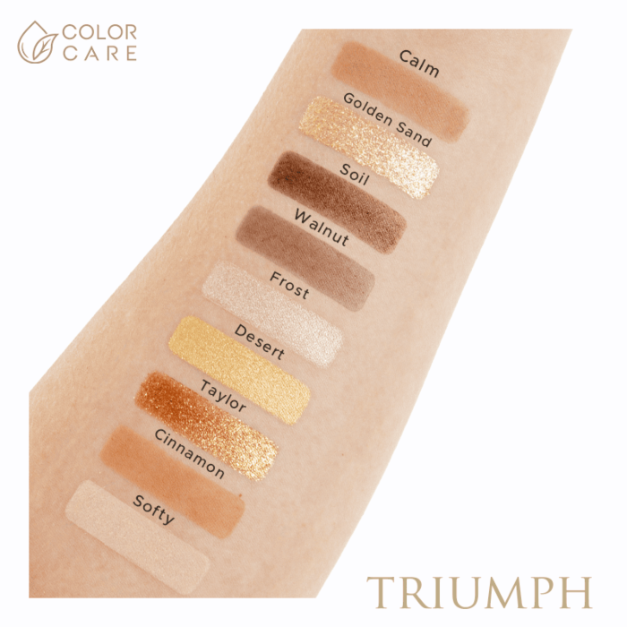 Color Care Paleta Cieni do Powiek Wegańska – Triumph