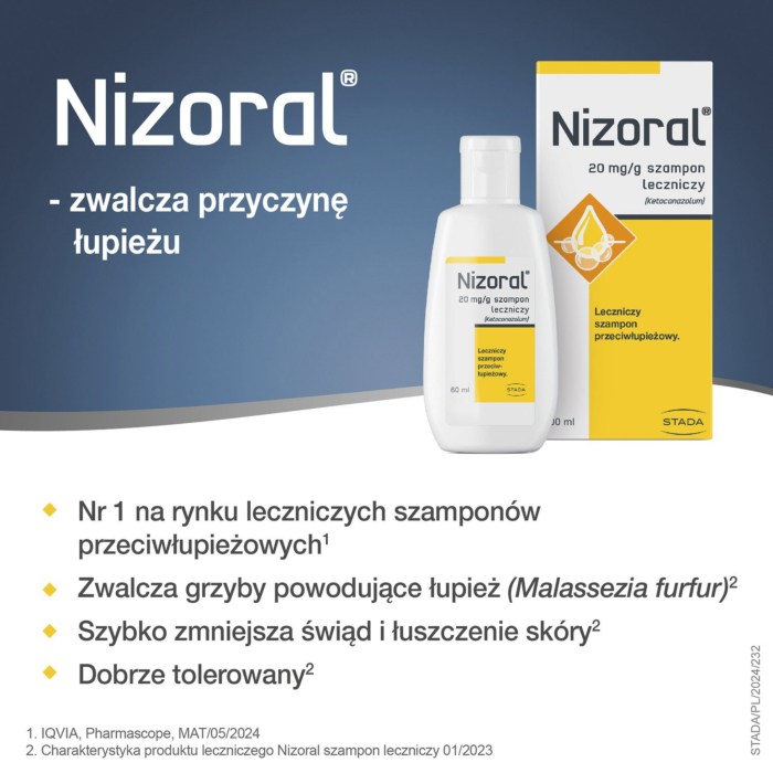 Nizoral 20 mg/g szampon leczniczy, 60 ml 