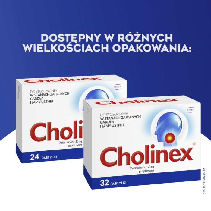 Cholinex 150 mg, 24 Pastylki twarde