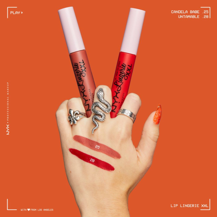 NYX Lip Lingerie XXL Szminka w płynie Candela Babe