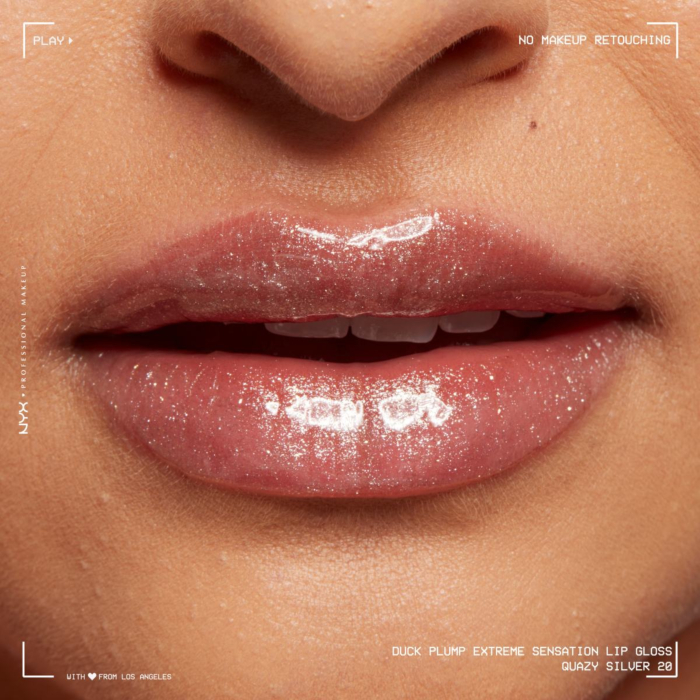 NYX Duck Plump Błyszczyk do ust, Quazy Silver