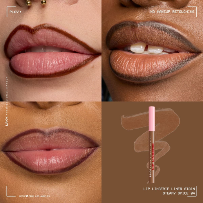 NYX Lip Lingerie Konturówka do ust z tintem, Steamy Spice