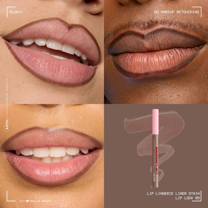 NYX Lip Lingerie Konturówka do ust z tintem, Lip Lock 