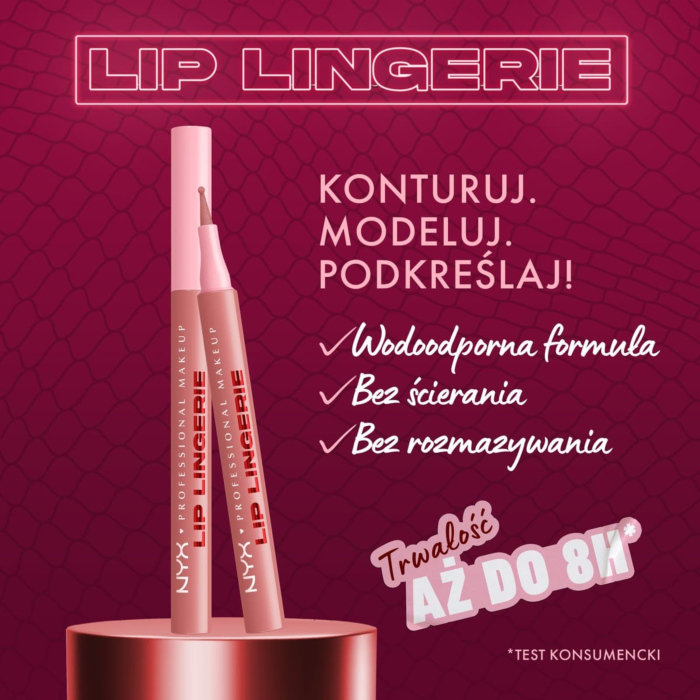 NYX Lip Lingerie Konturówka do ust z tintem, Cuff Me