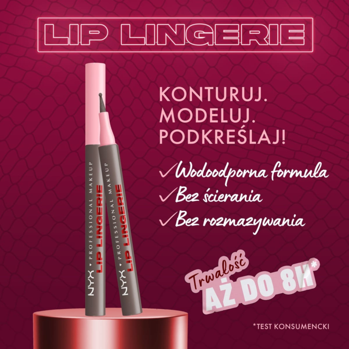 NYX Lip Lingerie Konturówka do ust z tintem, Wild Side