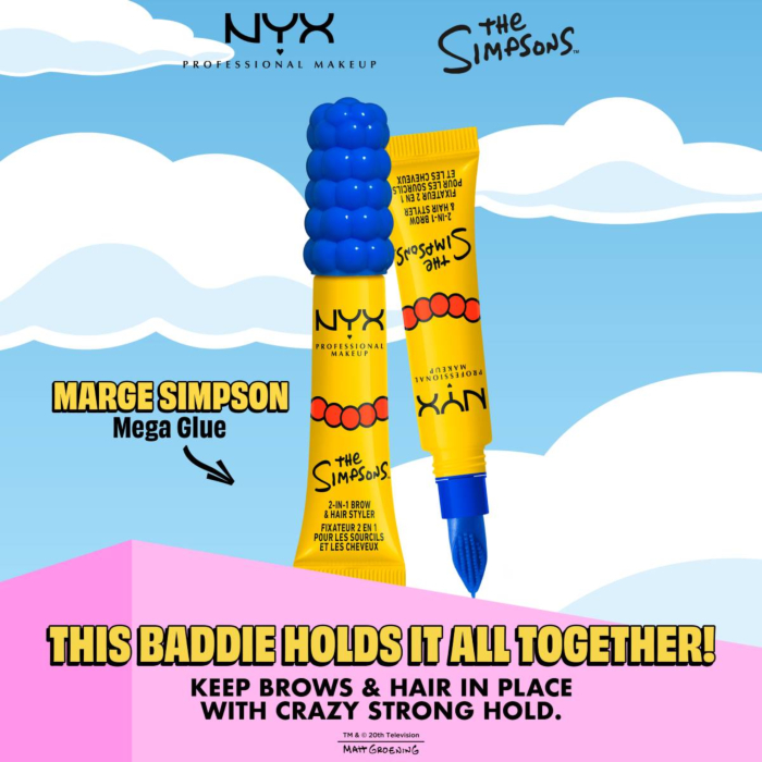 Nyx The Simpsons Marge Simpson Mega Glue Żel do brwi