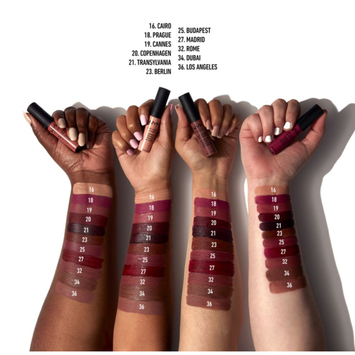 NYX Soft Matte Lip Cream Szminka w płynie Budapest