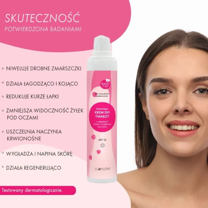 Крем для лица Lullalove SPF 15, осветляющий, с витамином C, 50 мл — фото 2