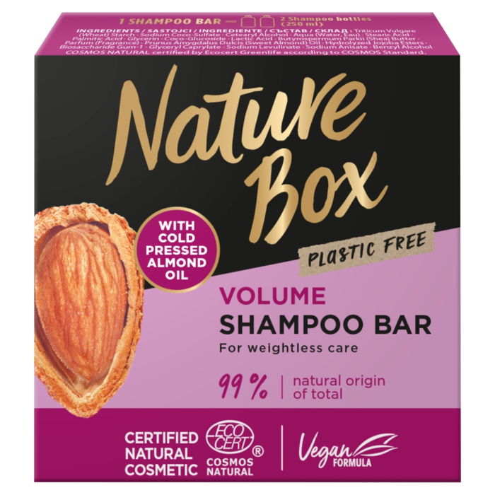 Nature Box Szampon w Kostce Migdał