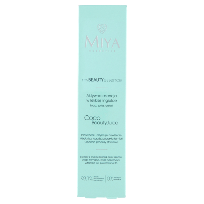 Miya Mybeautyessence Aktywna Esencja do twarzy - Kokos i Aloes
