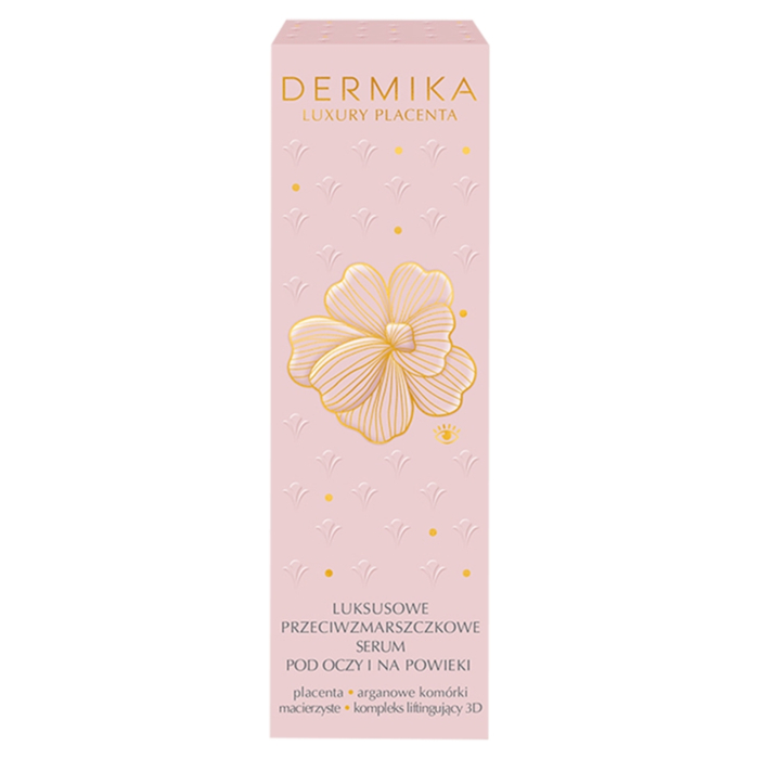 Dermika Luxury Placenta Przeciwzmarszczkowe serum pod oczy na dzień i na noc