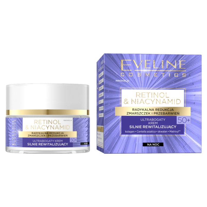 Eveline Retinol & Niacynamid Krem na noc 50+