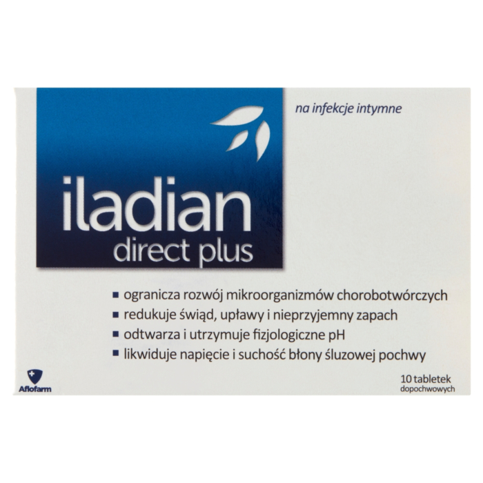 Iladian Direct Plus Tabletki dopochwowe, 10 szt.