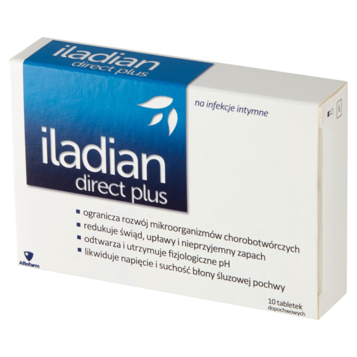 Iladian Direct Plus Tabletki dopochwowe, 10 szt.