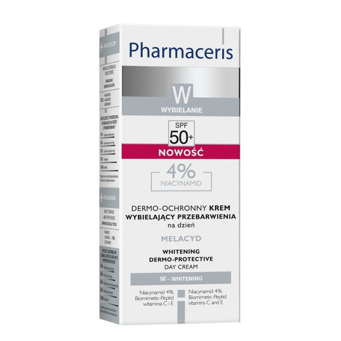 Pharmaceris W Melacyd Dermo-ochronny krem wybielający przebarwienia na dzień SPF50