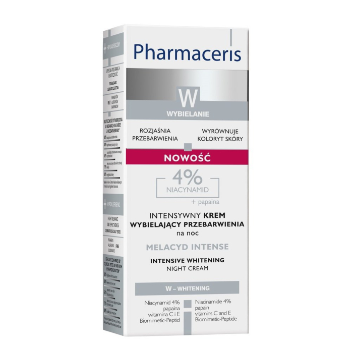 Pharmaceris W Melacyd Intense Krem wybielający przebarwienia na noc