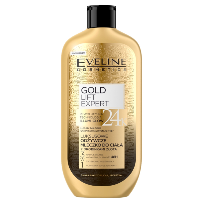 Eveline Luxury Expert 24K Gold Luksusowe odżywcze mleczko do ciała
