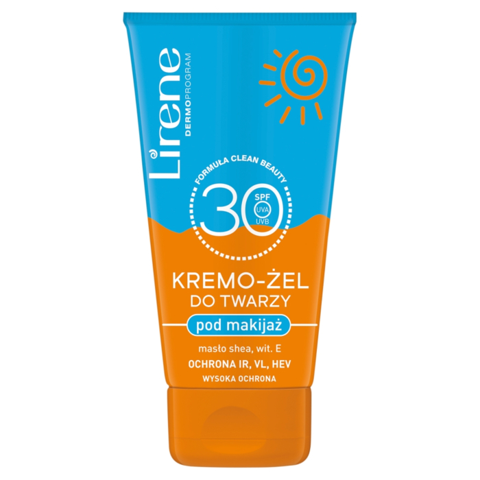 Lirene Sun Kremo-Żel do twarzy pod Makijaż SPF 30 