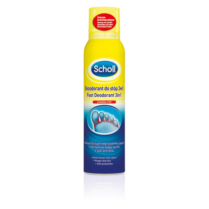 Scholl Fresh Step, Dezodorant do stóp 3w1 