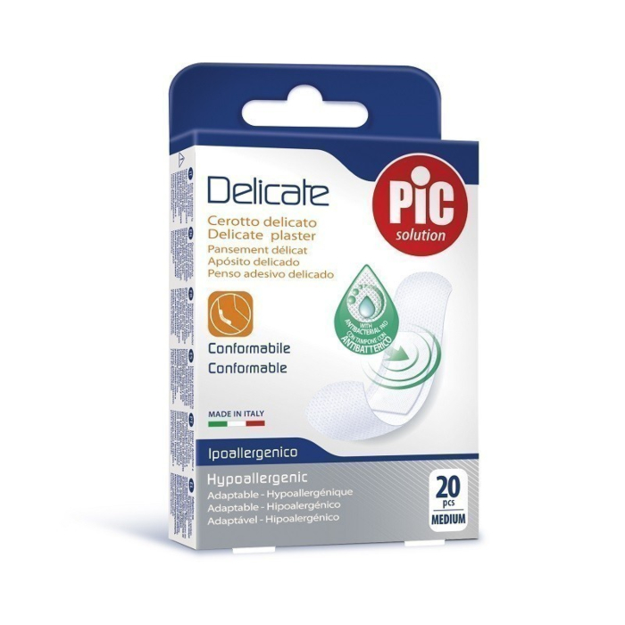 Pic Delicate Plastry Antybakteryjne Medium 20szt.