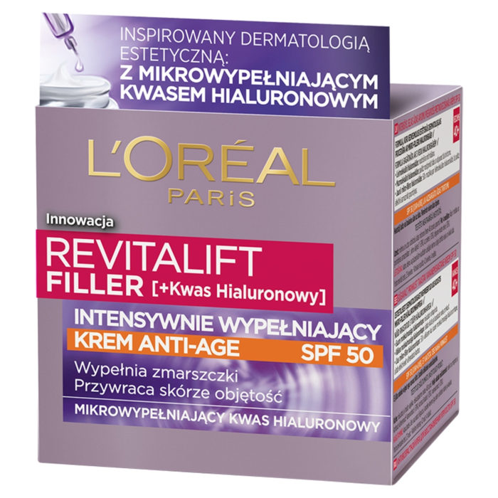 L'Oréal Paris Revitalift Filler Krem na dzień SPF50