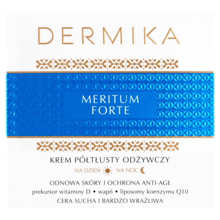 Dermika Meritum Forte Krem półtłusty odżywczy na dzień i na noc