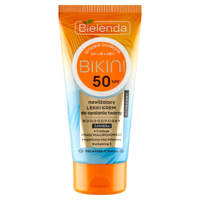 Bielenda Bikini Nawilżający krem do twarzy SPF50 