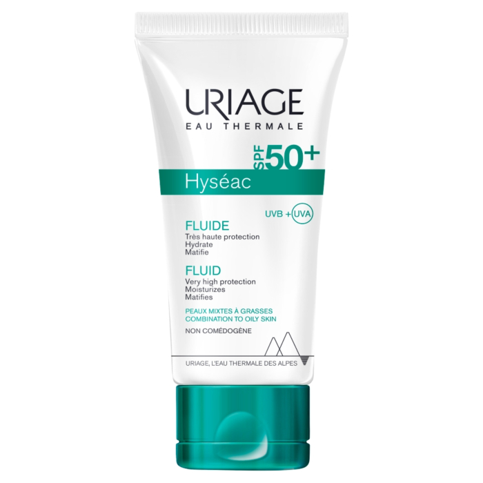 Uriage Hyseac Fluid przeciwsłoneczny do cery trądzikowej SPF50+