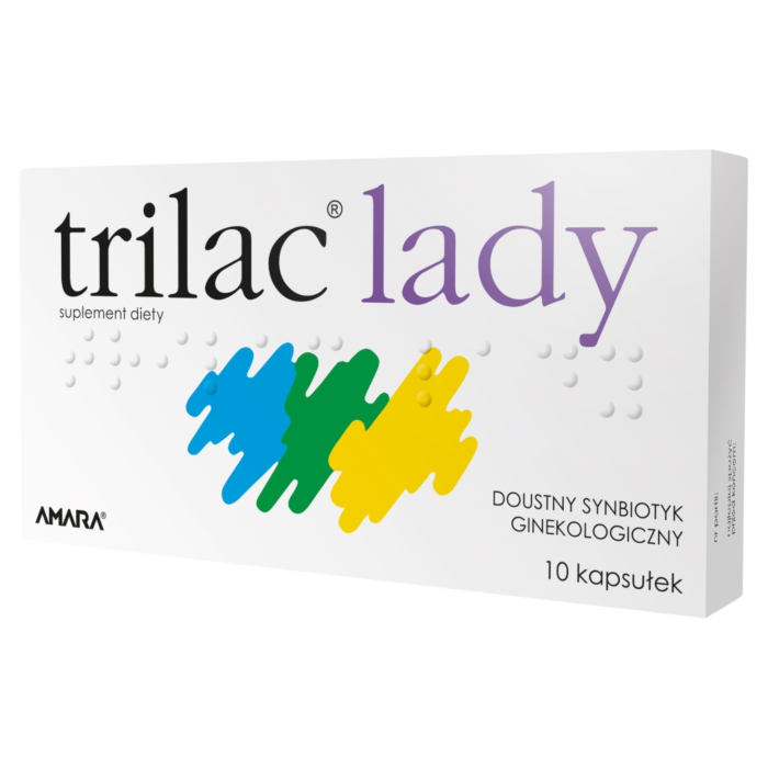 Trilac Lady, Doustny probiotyk ginekologiczny, Kapsułki twarde, 10 sztuk