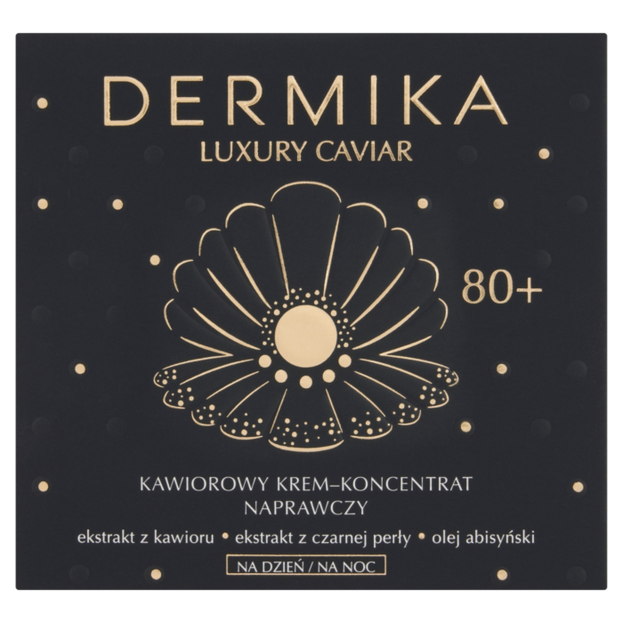 Dermika Luxury Caviar Kawiorowy krem koncentrat naprawczy 80+ na dzień i na noc