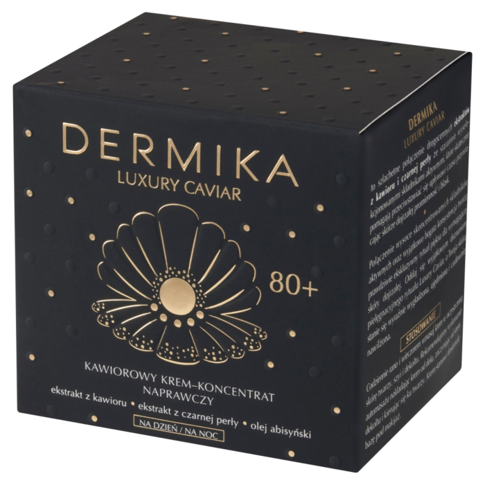 Dermika Luxury Caviar Kawiorowy krem koncentrat naprawczy 80+ na dzień i na noc