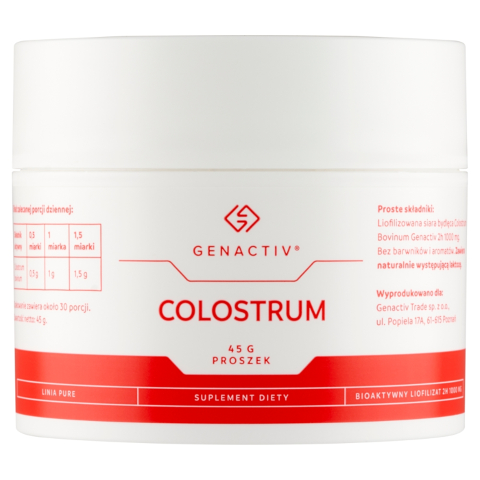 Genactiv Colostrum Preparat wzmacniający odporność Proszek