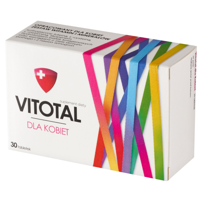 Vitotal dla Kobiet, Zestaw witamin i minerałów, Tabletki