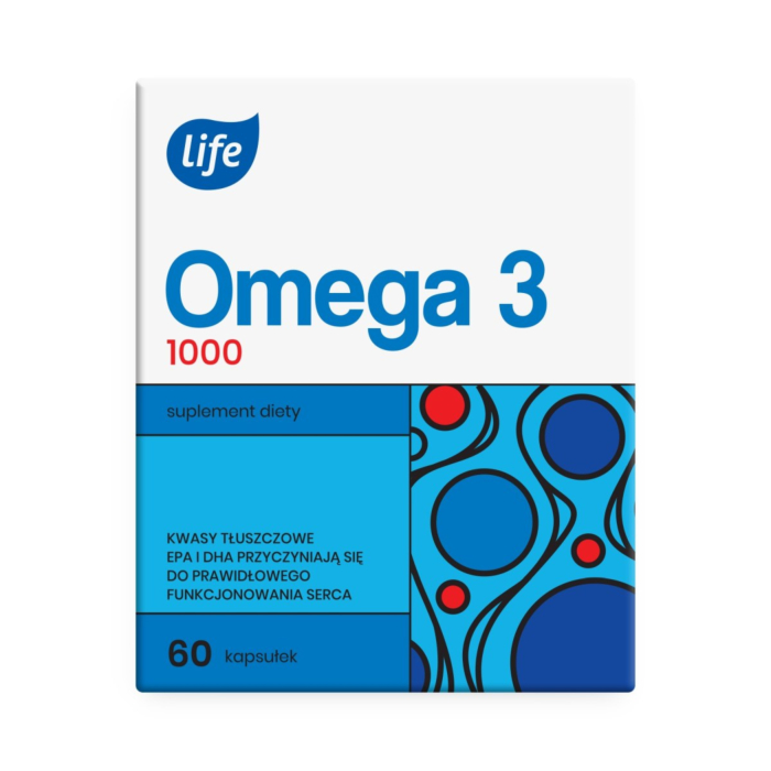 Life Omega-3 1000 mg, Kapsułki