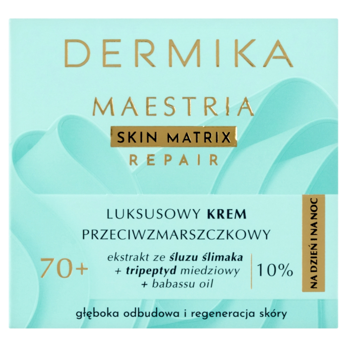 Dermika Maestria Luksusowy krem przeciwzmarszczkowy 70+ na dzień i na noc 50ml